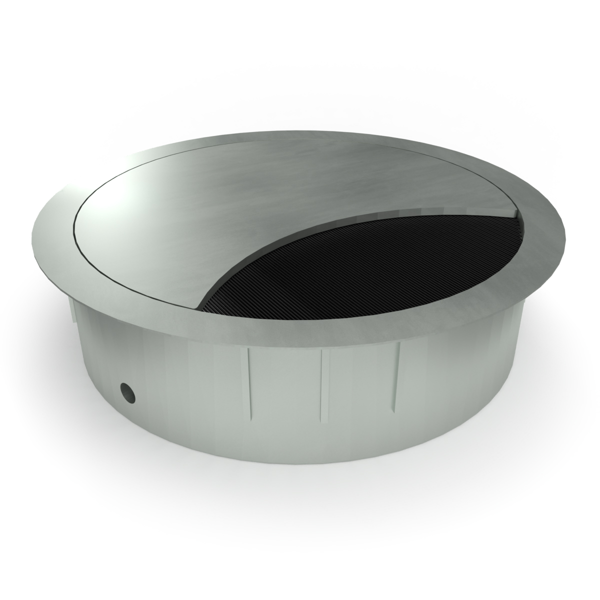 Kabeldurchlass – Ø80 mm – H:21 mm – Zamak