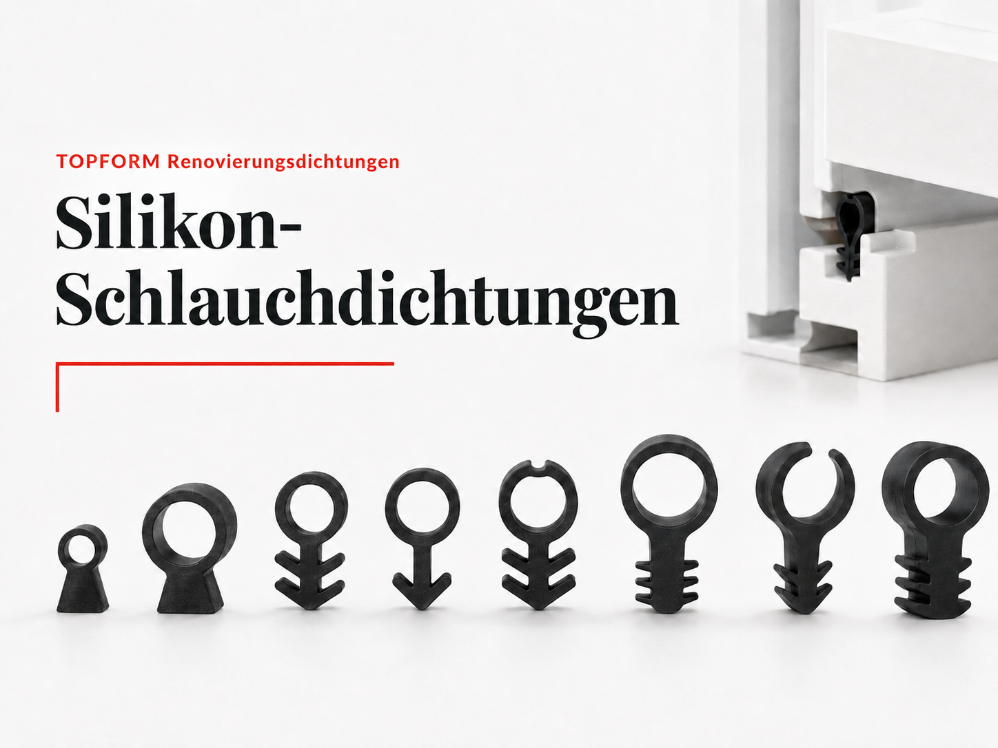 Silikon-Schlauchdichtungen