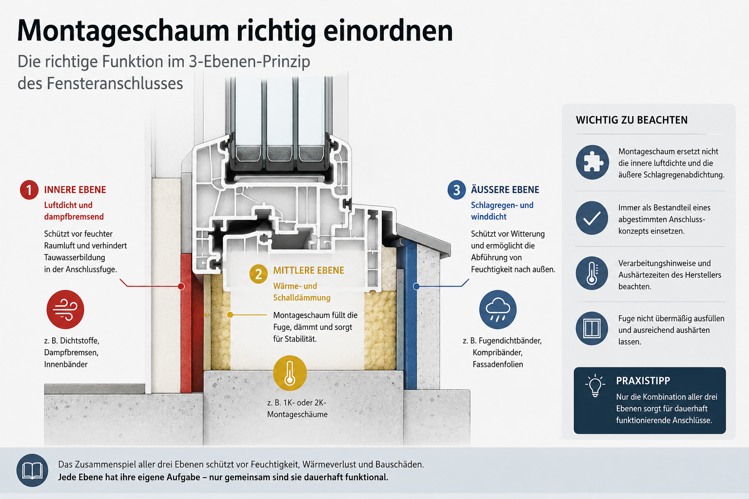 TOPFORM Montageschaum Fensteranschluss