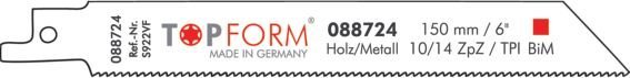 Säbelsägeblatt S922VF – Holz / Metall