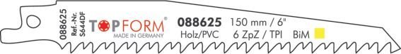 Säbelsägeblatt S644DF – Holz / PVC