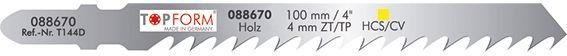Stichsägeblatt T144D – Holz 5-50 mm (grobe Schnitte)