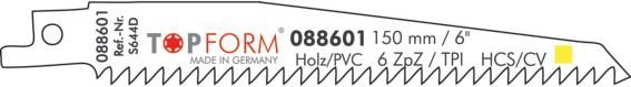 Säbelsägeblatt S644D – Holz / PVC
